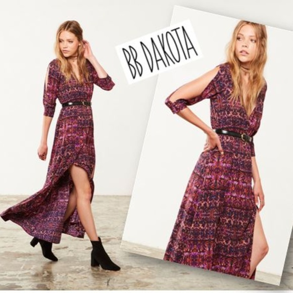 Anthropologie Dresses & Skirts - Jack BB Dakota maxi festival boho slit dress